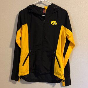 Iowa Hawkeyes Black & Yellow Windbreaker Jacket | Small